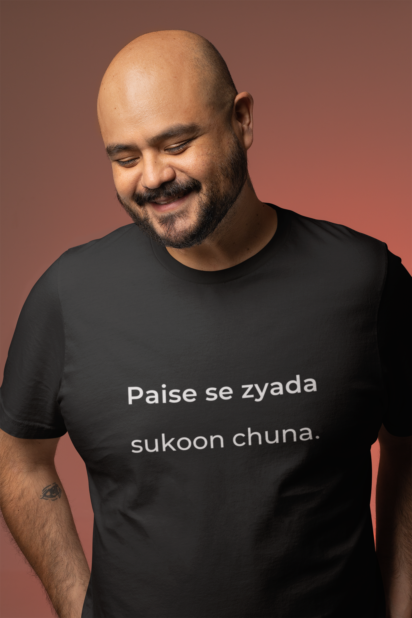 Paise se zyada sukoon chuna.